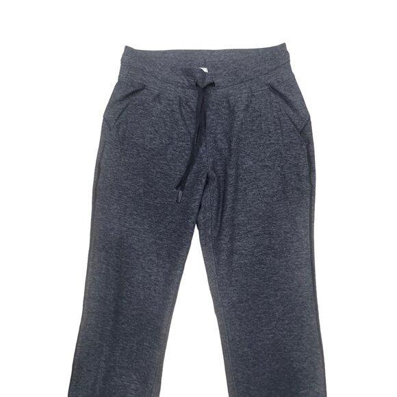 Lululemon On Track Jogger Heathered Black Grey Size 8 Pants - Picture 7 of 10